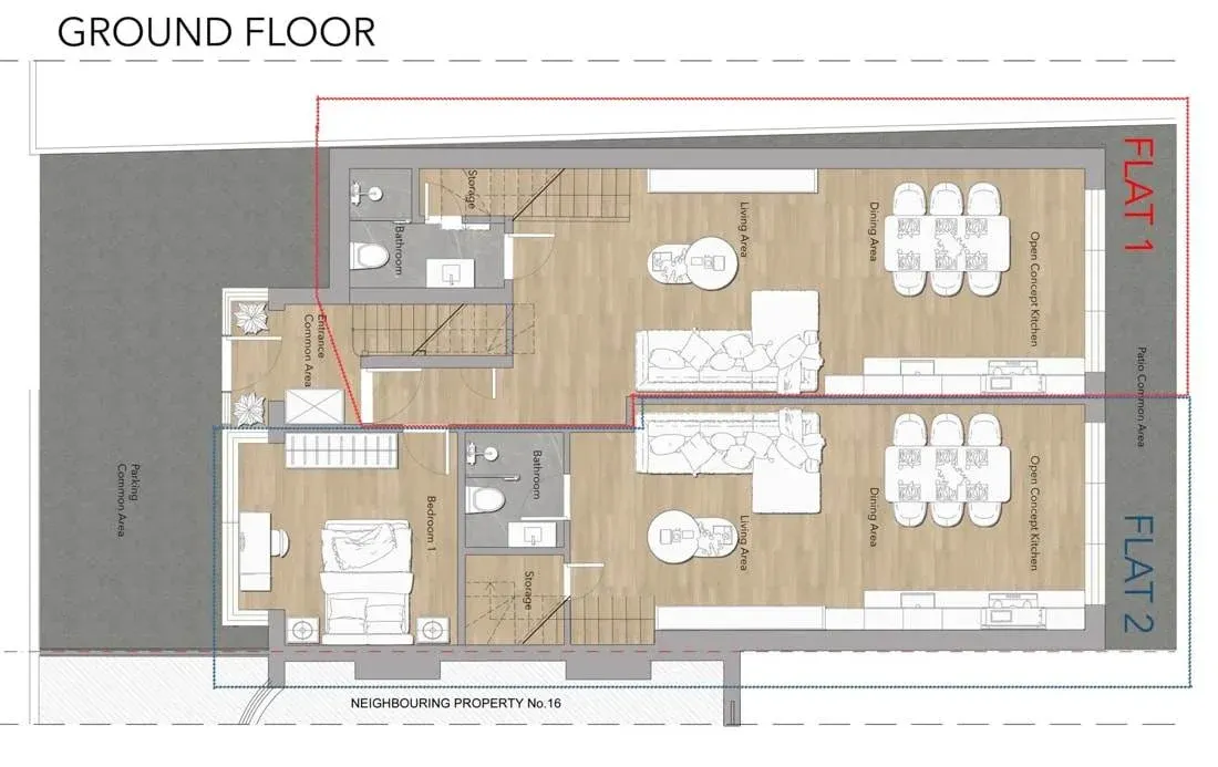 Edgehill Road Double Storey Side 11 18Edgehill GroundFloor Flat1 2