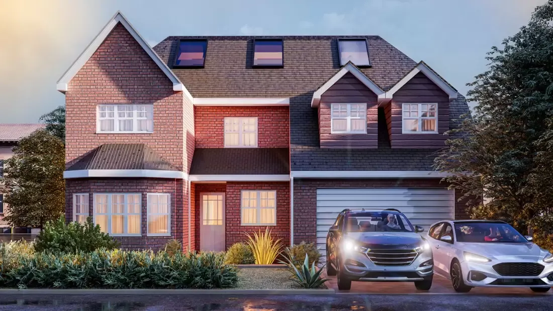 Haven Pl, Portsmouth Rd, Rear Extension London Planning Residential Architecture 23 EXISTING FRONT