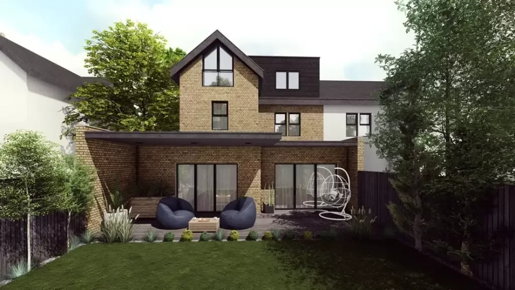 Redcliffe Gardens Rear Extension London Planning Residential Architecture 1 Redcliffe Gardens IG1 3HG 1