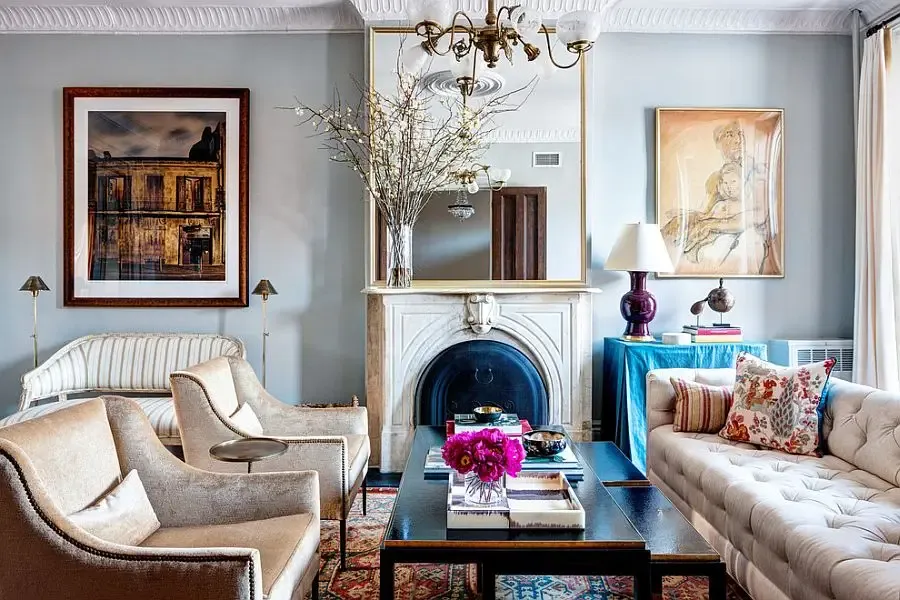 How to Integrate a Modern Victorian Living Room into Your Existing House
